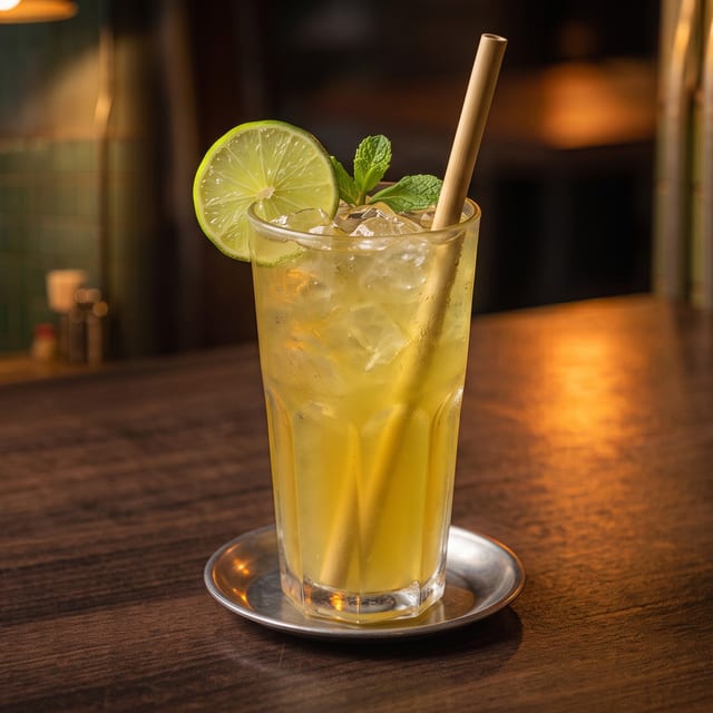 Green Tea With Lime.