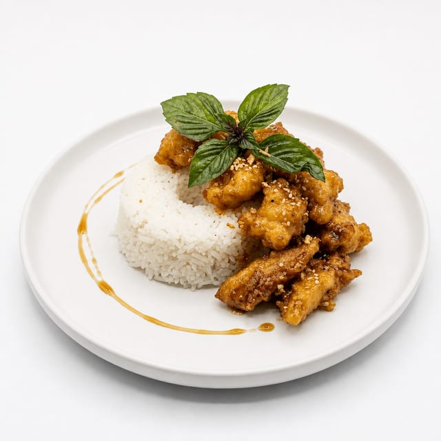 Crispy Garlic Chicken.